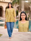 Ff Fancy Cloth Slub Embroidery Work Shrt Top Collections
